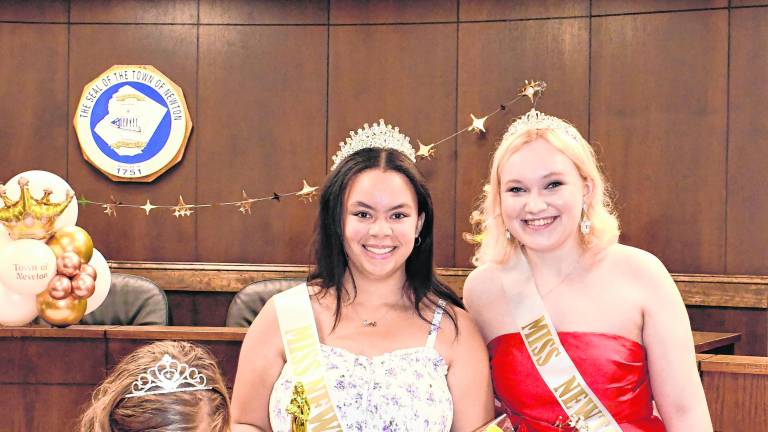 Mary Riley, left, is Miss Newton 2026.