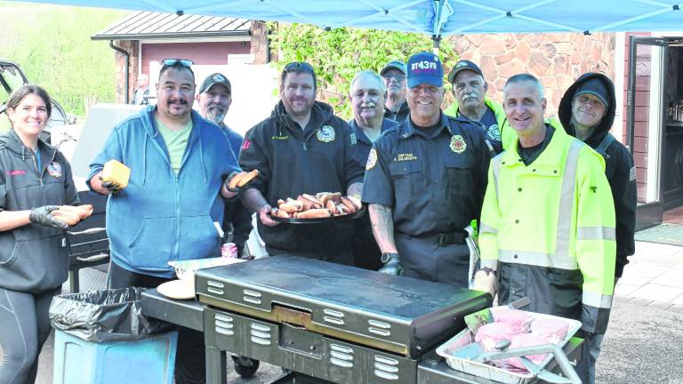 The Byram Fire Dept. did the cooking.